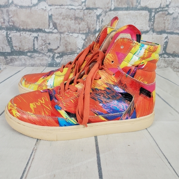 Leather Hi Top Sneakers Sparacino Cambie Hi The Long Winter Size 6USM/7.5USW - Picture 6 of 16